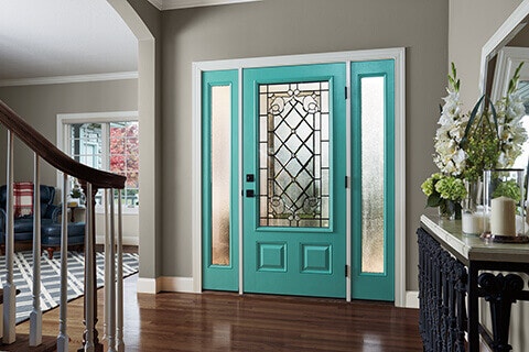 Paint a door a vibrant color