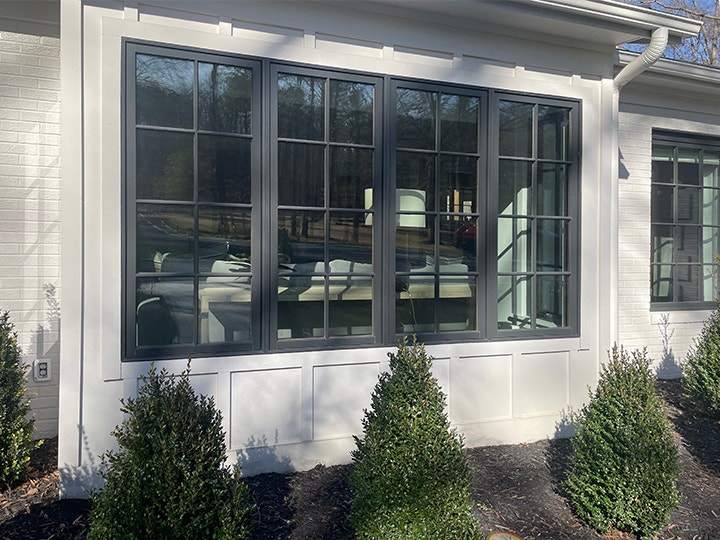 Casement windows on Richmond home