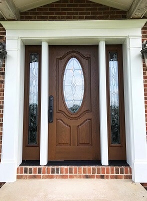 after image of pittsburgh home with new fiberglass entry door