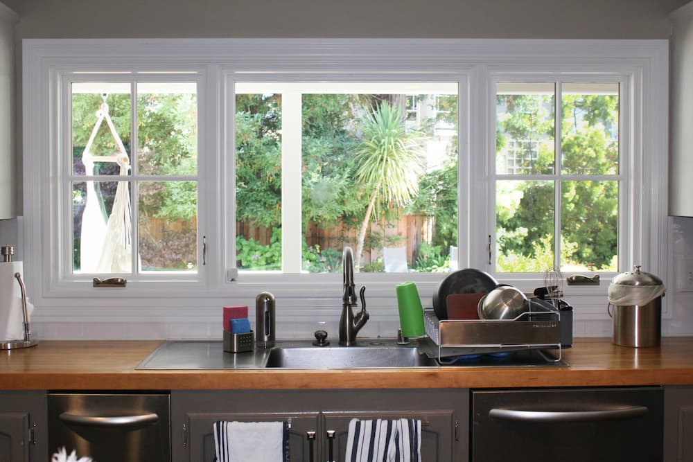 White Kitchen Windows Above The Sink   Pella 20Replacement 20on 20the 20Peninsula 204 