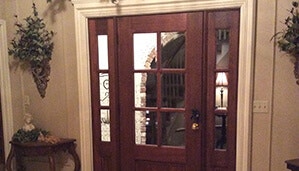 Wood Front Door Renovation - Leawood, KS