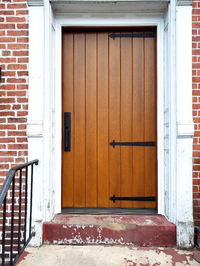 harrisburg home - new fiberglass entry door