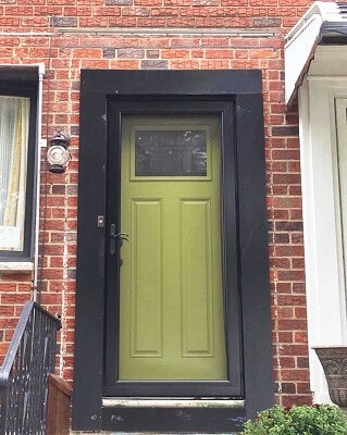 sage fiberglass entry door in Philadelphia