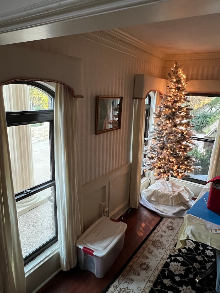 Fiberglass single-hung windows in Austin living room