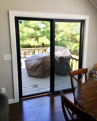 kitchen sliding patio door