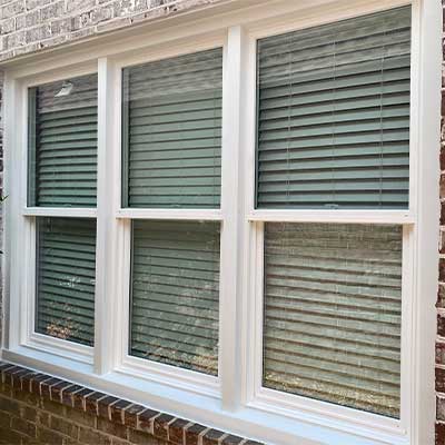 After photo of replacement Pella windows for Memphis home