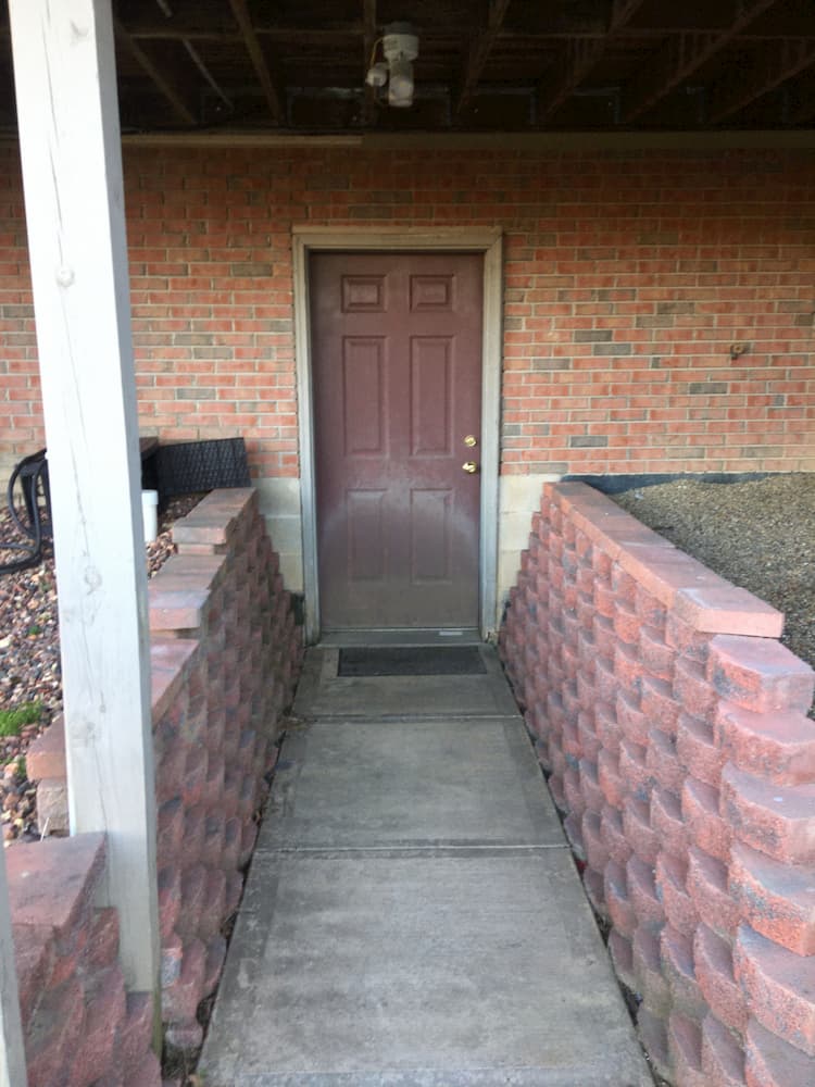 side door before