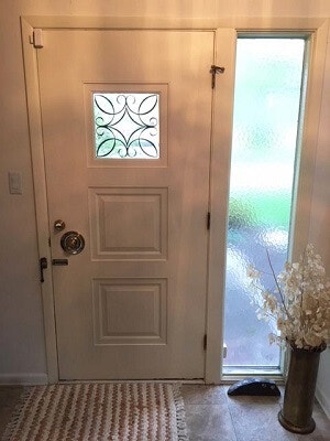 Fiberglass Entry Door With OSU Coloring improve aesthetic of home