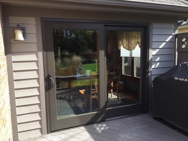 new 2 panel sliding patio door replacement - columbus ohio