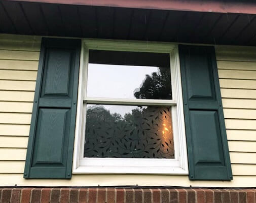 before image of pittsburgh home new wood double-hung and casement windows