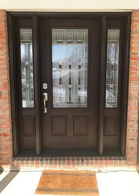 outside image of york home with new fiberglass entry door