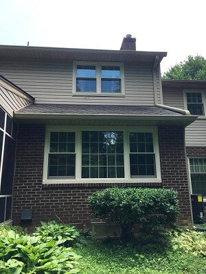 new wood casement windows give home beautiful view in philadelphia