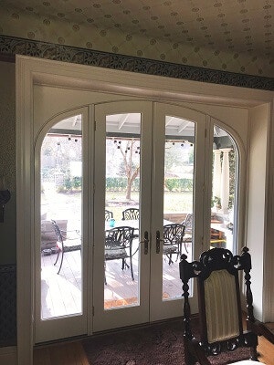 inside after image of bryn mawr home with new patio door