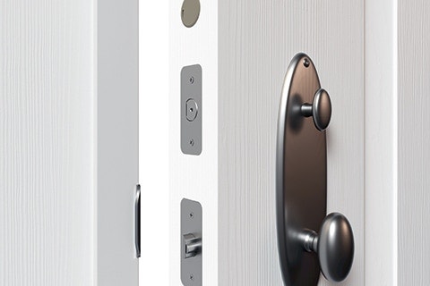 Multipoint door lock with SmartKey technology