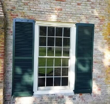 greenville home gets new wood casement windows front view
