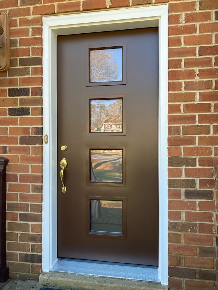 Entry door on North Chesterfield home exterior