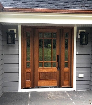 wood door for 40 year old princeton home
