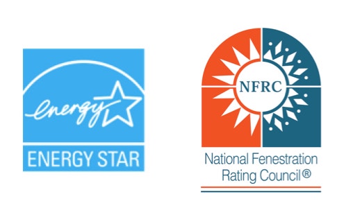 energy star rating badge and nfrc rating badge