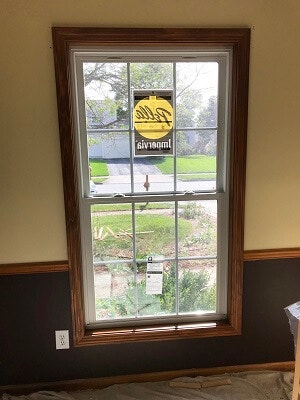 inside after image of columbus home with new fiberglass double-hung windows