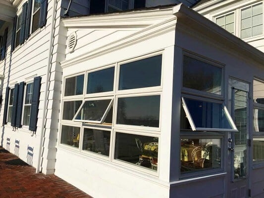 old awning windows with poor design