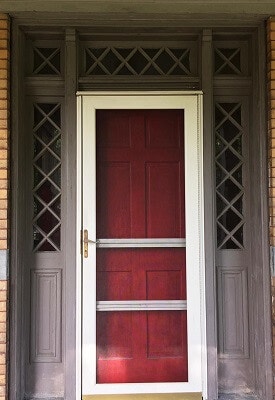 before picture of pittsburgh home entry door