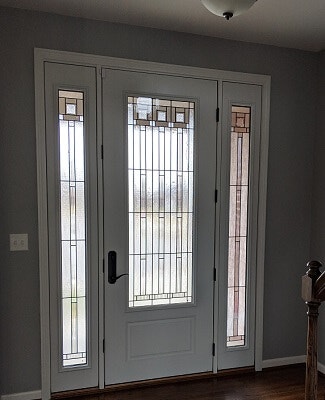 inside image of hebron home with new fiberglass entry door