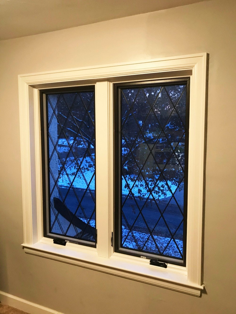 black casement window columbus before