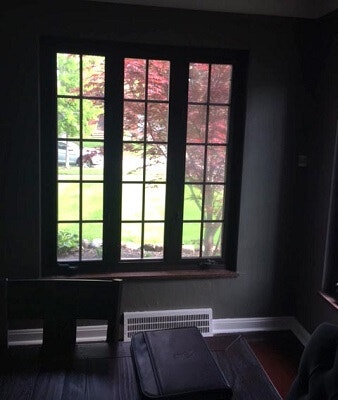 inside view of new wood casement windows in cleveland home