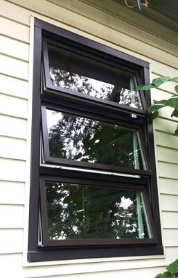 after image of cleveland home with new wood awning window