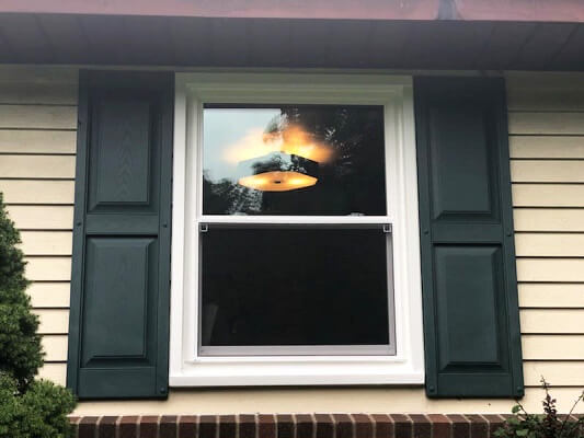 after image of pittsburgh home with new wood double-hung and casement windows