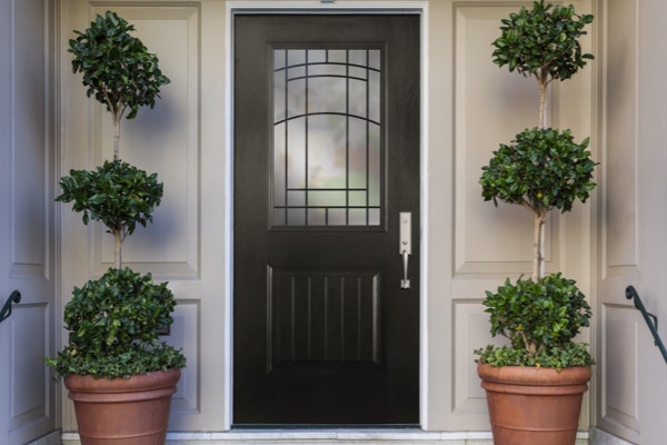 fiberglass entry door with great details