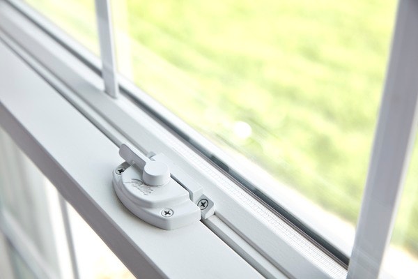 Pella window security hardware cam-action lock