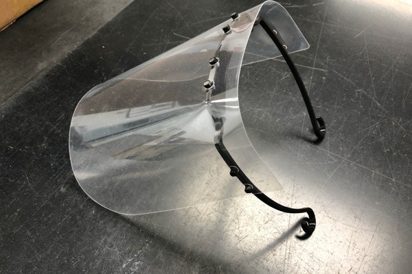 Face Shield Made by Pella Corporation