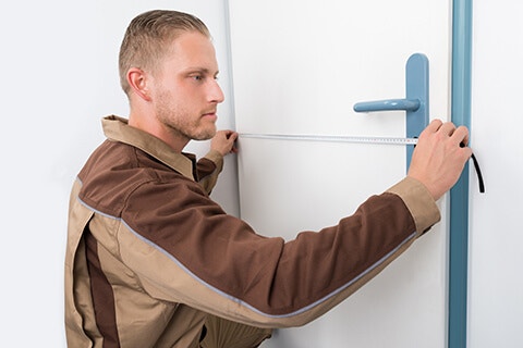 Measure your door before replacing the handle