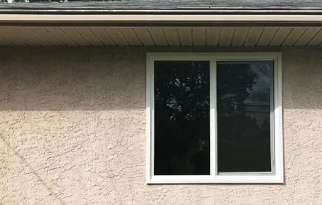 after image of columbus home with new sliding vinyl window