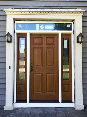 entry door with no glass