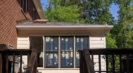 during installation in virginia home with new windows