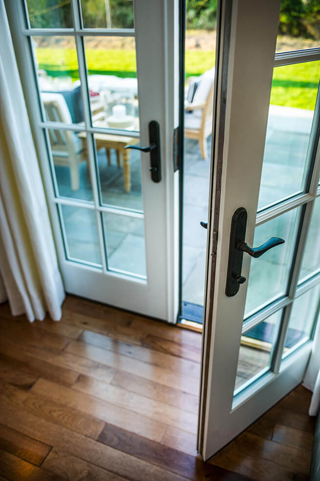 French patio doors on the 2015 HGTV Dream Home in Martha's Vineyard