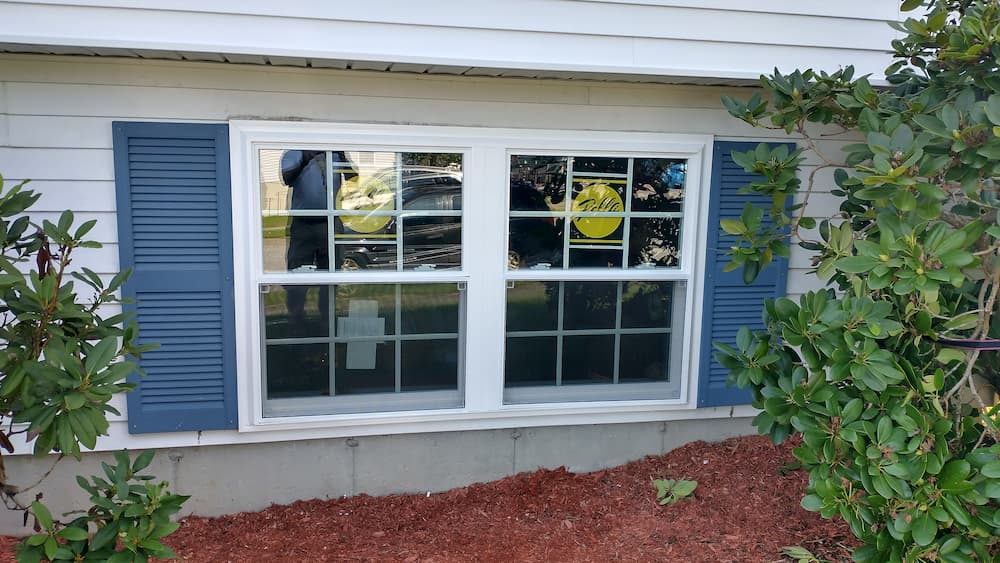 After photo of replacement basement windows