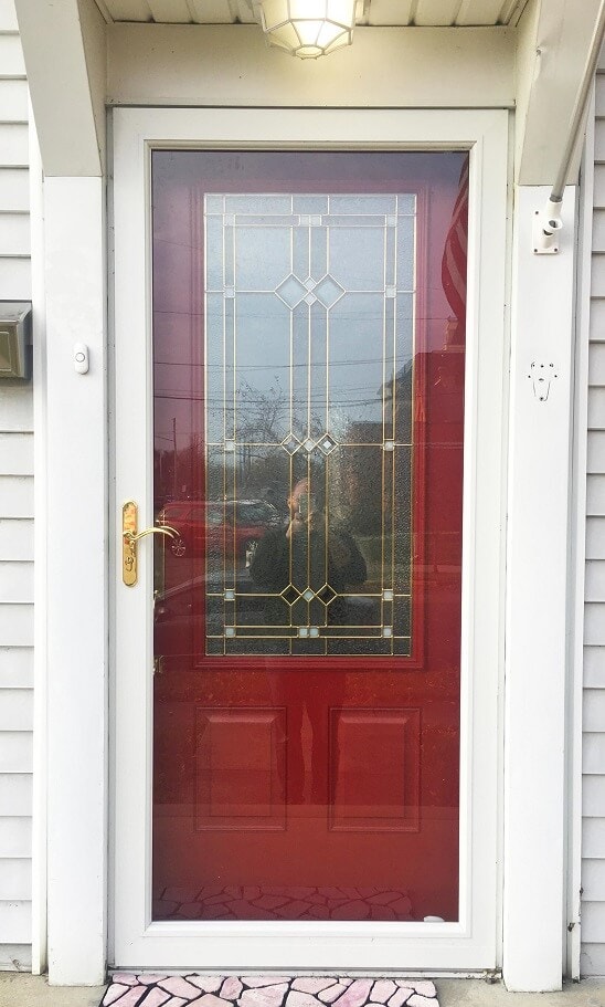 after image of entry door in columbus home