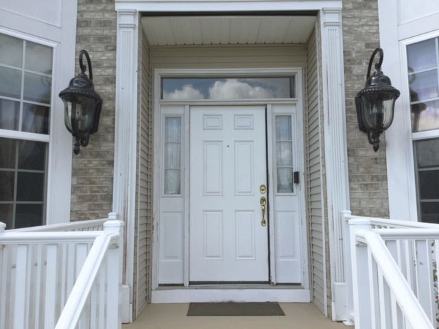 Original entry door system on Cherry Hill, NJ, home