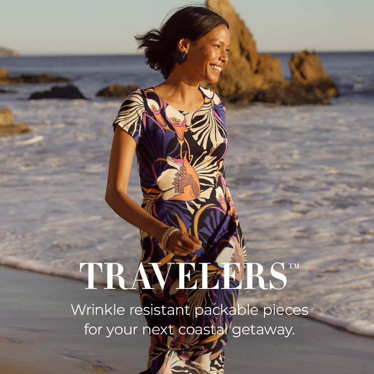 Women's Travelers Collection - Packable & Wrinkle Free Clothes