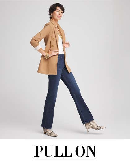 Pull on denim
