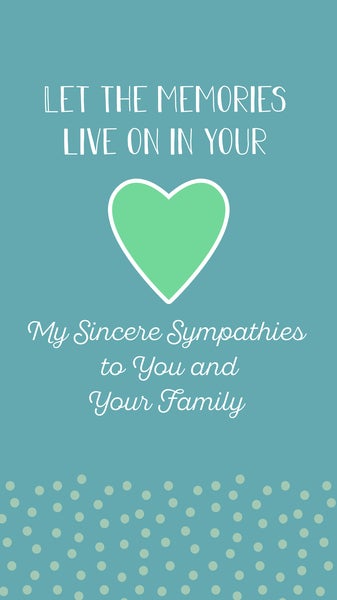 Sincere Sympathies