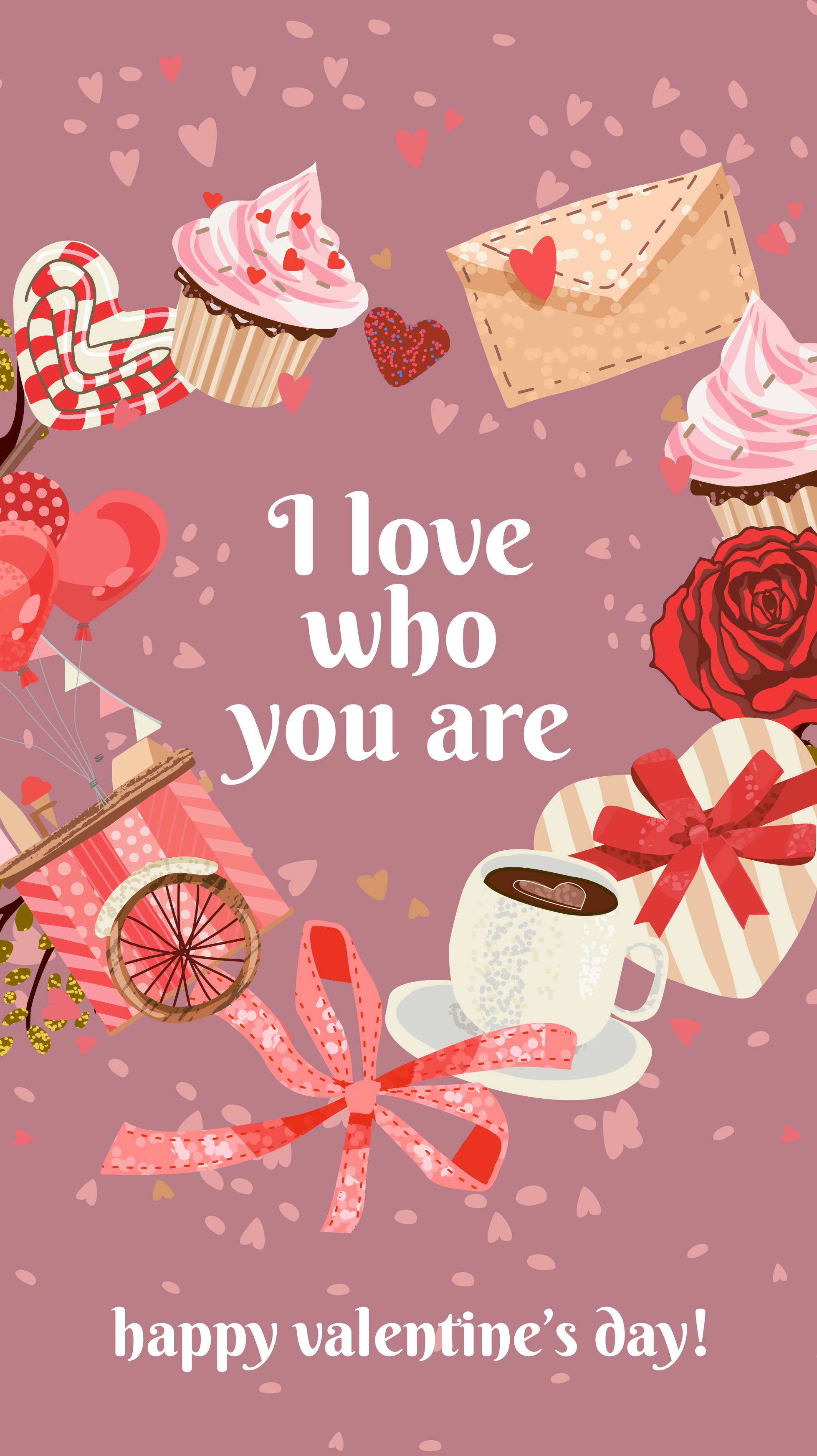 To my Love - Happy Valentine's Day Card, Birthday & Greeting Cards by  Davia