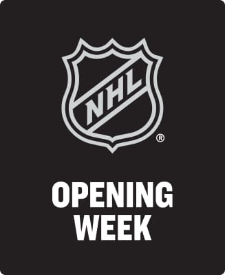 NHL logo. Opening week is here.