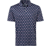 BURLEBO Men's Texas Pride Performance Polo Shirt