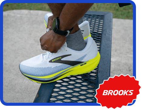 Explore Brooks shoes for young men.