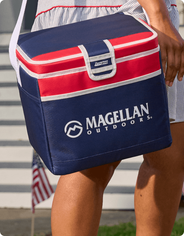 Magellan Outdoors Durable 24 Can Americana Hardbody Cooler.