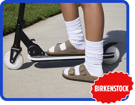 Shop Birkenstock shoes for back-to-school.